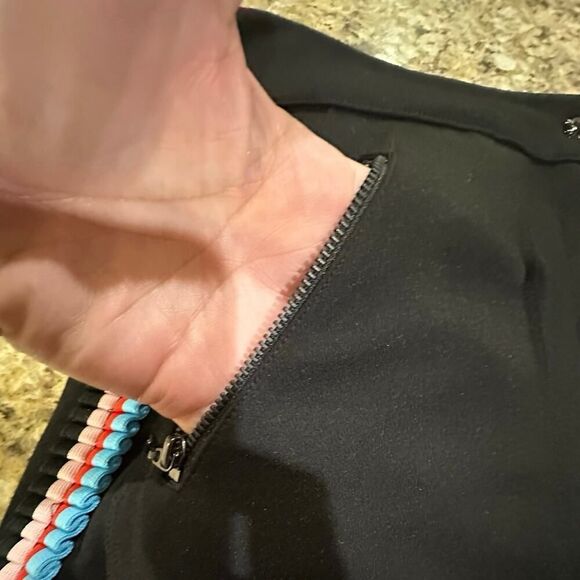 NWOT Juicy Couture Black Label SZ 4 Ponte Knit Preppy Snap Button Up Mini Skirt - Picture 7 of 16